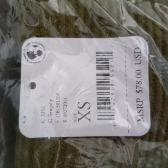 NWT Free People Santa Clara Thermal long sleeves  top Size XS - Picture 7 of 7